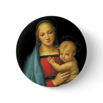 Madonna And Child, Madonna del Granduca by Raphael Pins