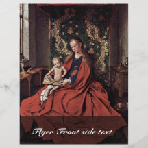 Madonna And Child Reading By Eyck Jan Van (Best Qu Flyer