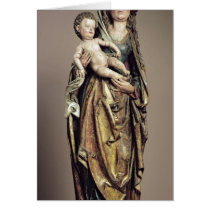 Madonna and Child, Wooden Sculpture cards