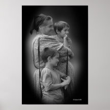 Madonna and Children Print