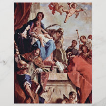 Madonna And Saints, From Left: Peter Gerhard Scho Flyer Design