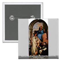 Madonna avec St Rosa de St Catherine Badges