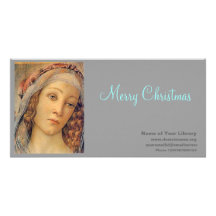 Madonna - Botticelli Custom Photo Card