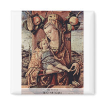 Madonna By Crivelli Carlo Fridge Magnets