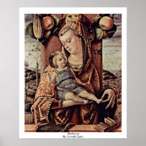 Madonna By Crivelli Carlo Poster