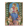 Madonna & Child Christmas Holiday Postcard