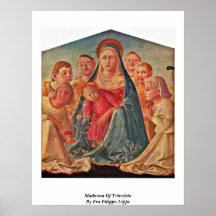Madonna de Trivulzio par ATF Filippo Lippi Posters