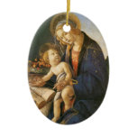 Madonna del Libro Botticelli Christmas Ornament