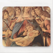 Madonna della Melagrana by Botticelli Mouse Pad