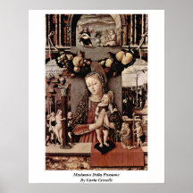 Madonna Della Passione par Carlo Crivelli Poster