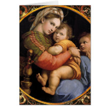 Madonna della sedia Christmas Card