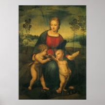 Madonna du chardonneret, art de Renaissance de Rap Posters