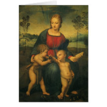 Madonna of the Goldfinch, Raphael Renaissance Art Card