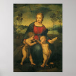 Madonna of the Goldfinch, Raphael Renaissance Art Print