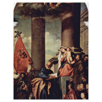 Madonna Of The Pesaro Family Left From Mary: Flyer