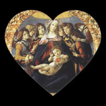 Madonna of the Pomegranate Heart stickers