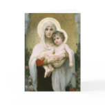Madonna of the Roses by Bouguereau Card