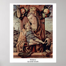Madonna par Carlo Crivelli Posters