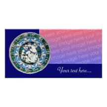MADONNA WITH CHILD AND ANGELS PHOTO CARD TEMPLATE