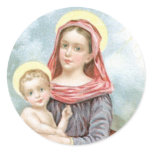 Madonna with Christ Child Stickers