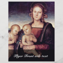 Madonna With St. John The Baptist By Perugino Flyers