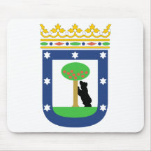 Madrid Coat Of Arms Mouse Pad