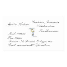 Maestro  Antonio, Soldadura... Tarjetas Personales
