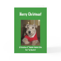 Maestro the Lakeland Terrier Christmas Cards