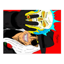 Maestro villain postcard
