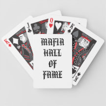 Mafia Hall Of Fame Playing Cards