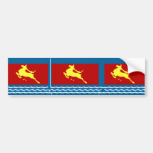 Magadan, Fédération de Russie, drapeau de la Russi Adhésif Pour Voiture