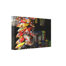 Magasin de casse-croûte impressions sur toile