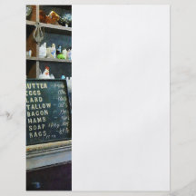 Magasin d'épiceries en général prospectus personnalisés