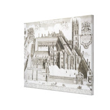 Magdalen College, Oxford, from 'Oxonia Illustrata' Gallery Wrapped Canvas