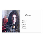 MAGDALEN MONOGRAM white Business Card Templates