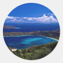 Magens Bay, St. Thomas, U.S. Virgin Islands Sticker