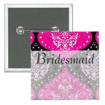 magent pink black white henna damask