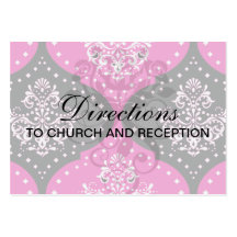 magent pink black white henna damask business card templates