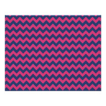 Magenta and Royal Blue Chevron Photograph