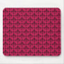 Magenta Fancy Fleur de lis Mousepad