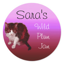 Magenta Kitty Personalized