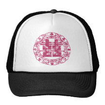 Magenta Shuan Xi Hats