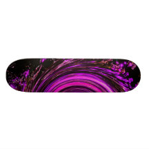 Magenta Skies Skate Board
