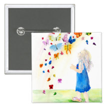 Maggies Butterflies Button