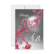MAGIC BERRIES 4,MONOGRAM red white crystal rsvp