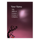 MAGIC BERRIES AMETHYST GEM MONOGRAM  pink purple Business Card