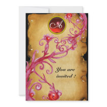 MAGIC BERRIES  MONOGRAM,  red