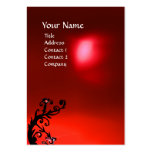 MAGIC BERRIES RED RUBY GEM MONOGRAM BUSINESS CARD TEMPLATES