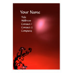 MAGIC BERRIES RED RUBY GEM MONOGRAM BUSINESS CARD