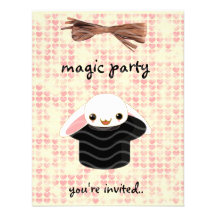 magic bunny invitations